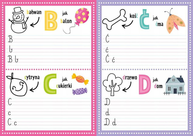Book and Fun Zaczynamy pisać literki