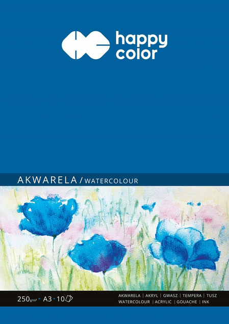 Blok akwarelowy ART A3/10K 250g HAPPY COLOR