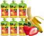 BOBSNAIL MUS OWOCOWY PRZECIER smoothie MIX CIEKAWYCH smaków 120G x6 0,84KG