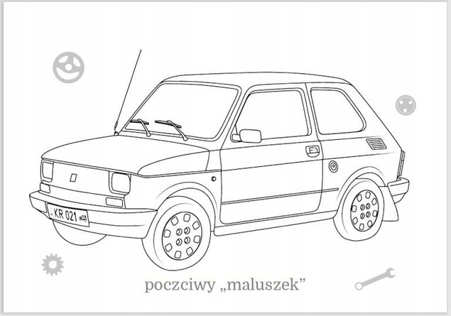 Maluszkowe malowanie. Polskie samochody