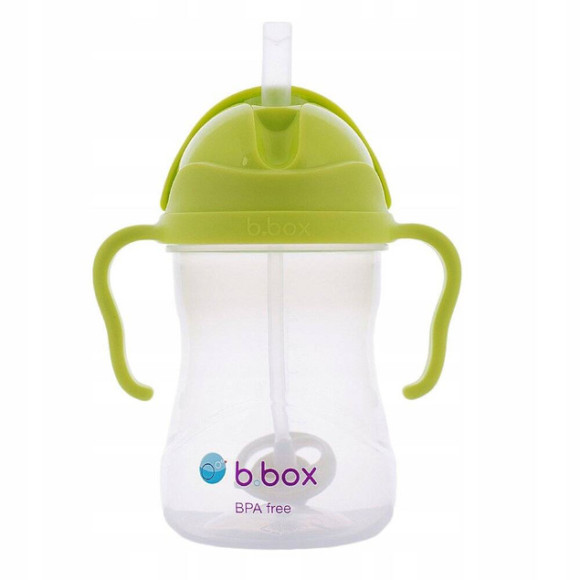 Kubek Niekapek Z Obciążoną Słomką Ananasowy 6M+ 240 ml B.Box
