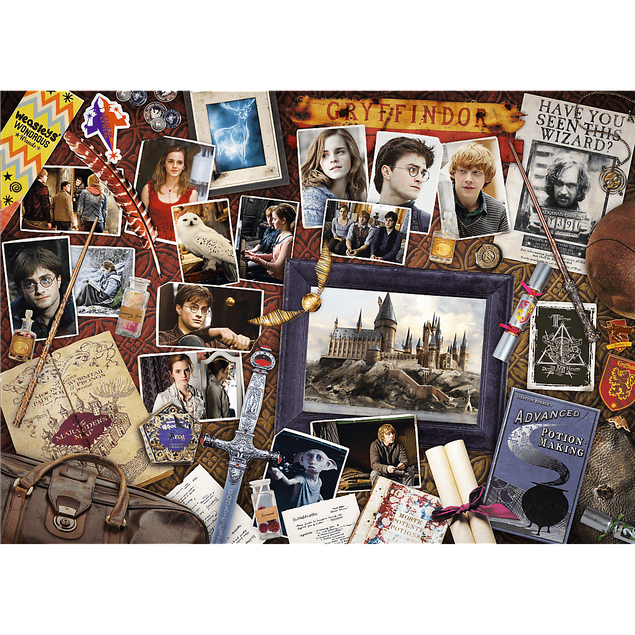 Puzzle 500 Pamiątki z Hogwartu Trefl 37400 