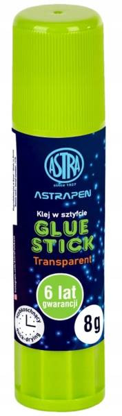 30x ASTRA Klej w sztyfcie transparentny 8G