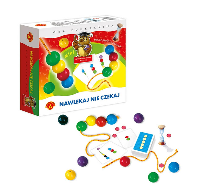 NAWLEKAJ NIE CZEKAJ Mini Gra Edukacyjna Manualna 3+ Alexander 0413
