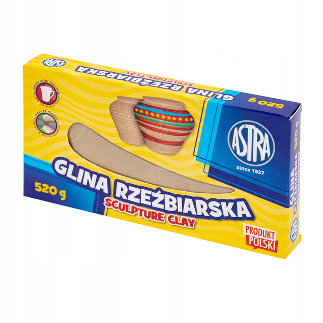 Glina rzeźbiarska 520g ASTRA