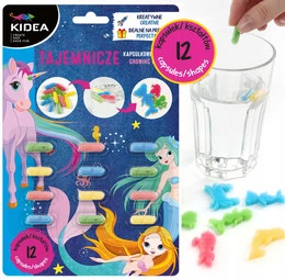 Tajemnicze KAPSUŁKI Kapsułkowe Figurki MORSKIE 12 Sztuk 3+ Kidea