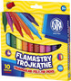 Flamastry trójkątne Jumbo 10kol ASTRA