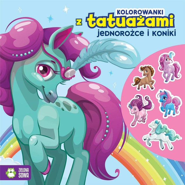 Kolorowanki z tatuażami. Dinozaury