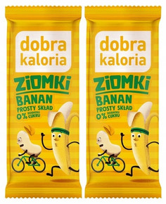 2x Zdrowy Fit Baton BANAN Orzechy Nerkowca 0 Cukru Dla Dzieci Dobra Kaloria
