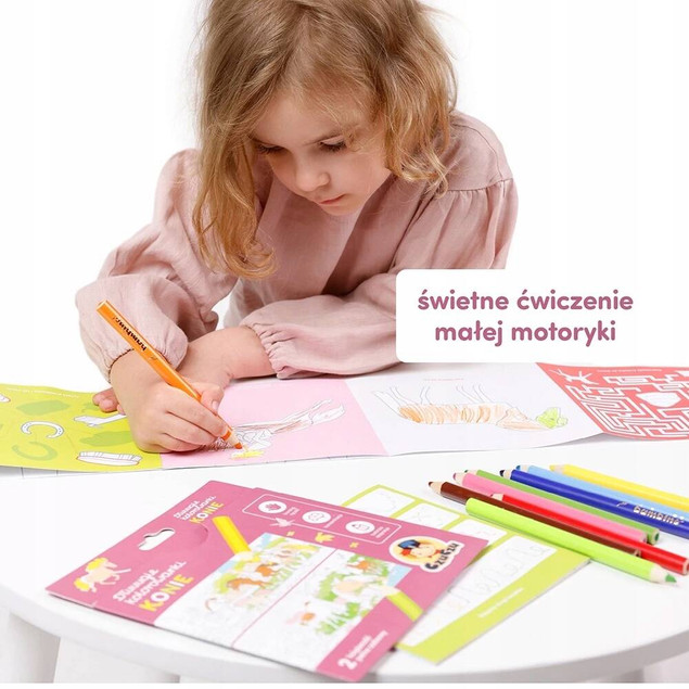 Chwytam kredkę Kolory Pierwsza Kolorowanka Czuczu