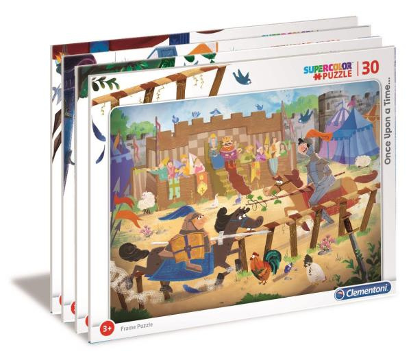 Puzzle Ramkowe Supercolor 30 Unce Upon a Time Clementoni