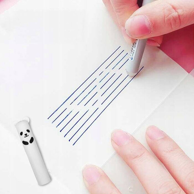 40x Długopisy Zmazywalne Ścieralne Z Gumką MISIE Kolorowe Kidea