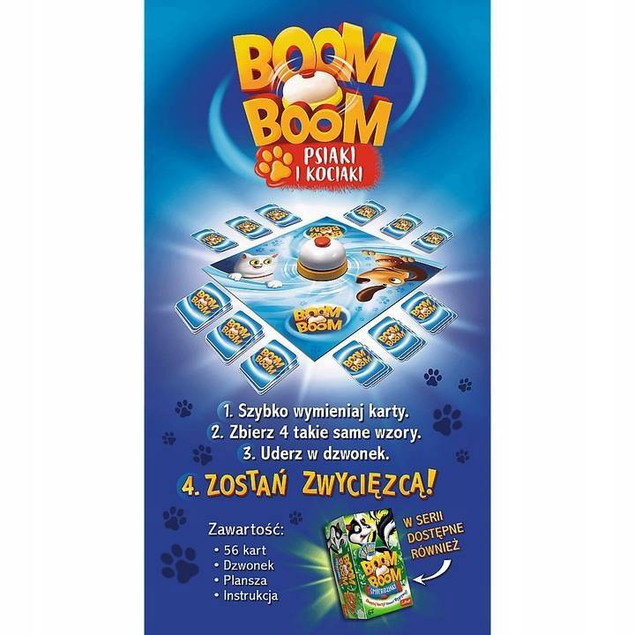 Trefl Boom Boom Psiaki i Kociaki gra 01909