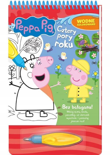 Świnka Peppa Wodne Kolorowanie Cztery Pory Roku 3+ Media Service Zawada