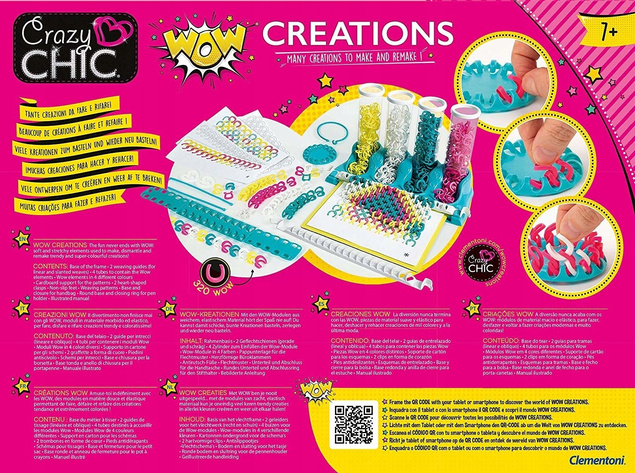 Zestaw do Tworzenia Bransoletek Crazy Chic Clementoni