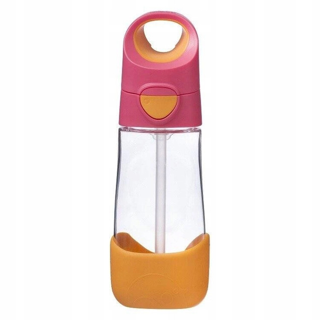 B.BOX Tritanowa butelka + słomka 450 ml strawberry