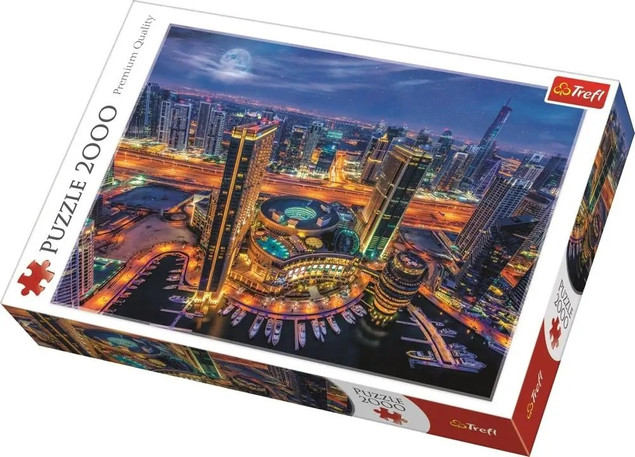 Puzzle 2000el Światła Dubaju TREFL