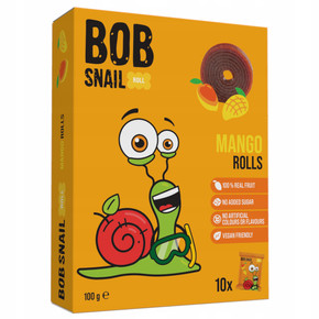 Przekąska Owocowa Mango Bez Cukrów 100g BOB SNAIL