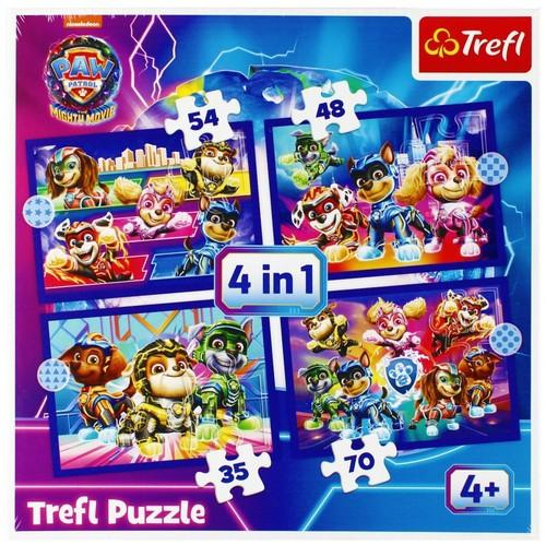 Puzzle 4w1 Układanka Dla Dzieci Psi Patrol PSI PATROL DRUŻYNA 4+ Trefl