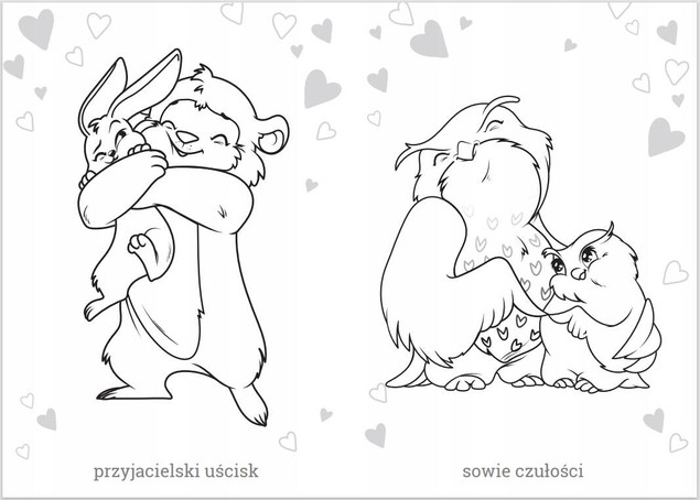 Maluszkowe malowanie. Przytulaski