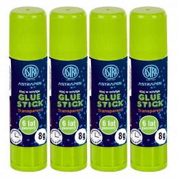 ASTRA Klej w sztyfcie transparentny 8G, cena za 1 szt.