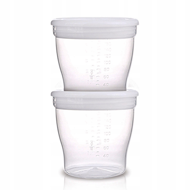 Canpol babies pojemniki do przechowywania pokarmu 4szt 180ml