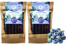 2x Przekąska Owocowe Rollsy JAGODOWE Bez Cukru Naturalnie Zdrowi 50g