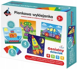 Genialny dzieciak piankowa wyklejanka Mozaika