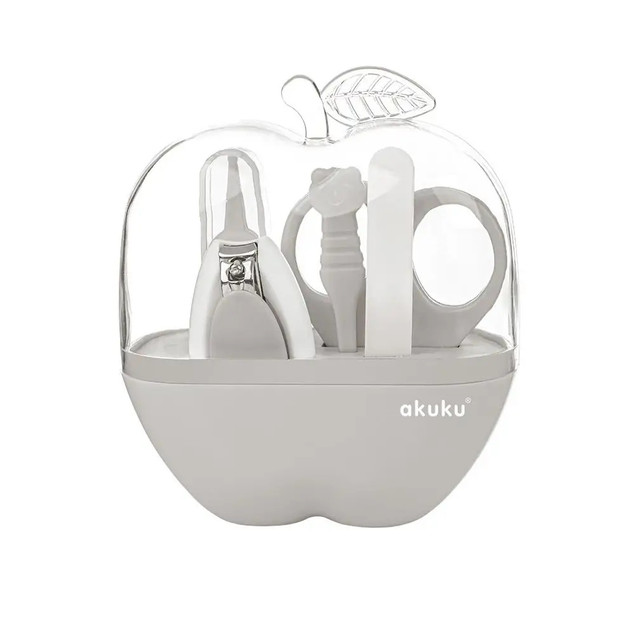 Zestaw do pielęgnacji, grey APPLE CASE Akuku