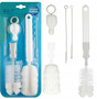 Canpol babies zestaw szczotek do butelek i smoczków z gąbką