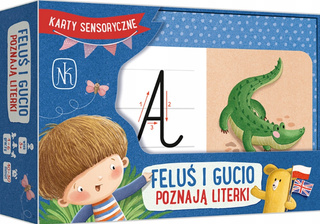 Feluś I Gucio Poznają Literki Karty Sensoryczne Nauka Pisania 3+ NK