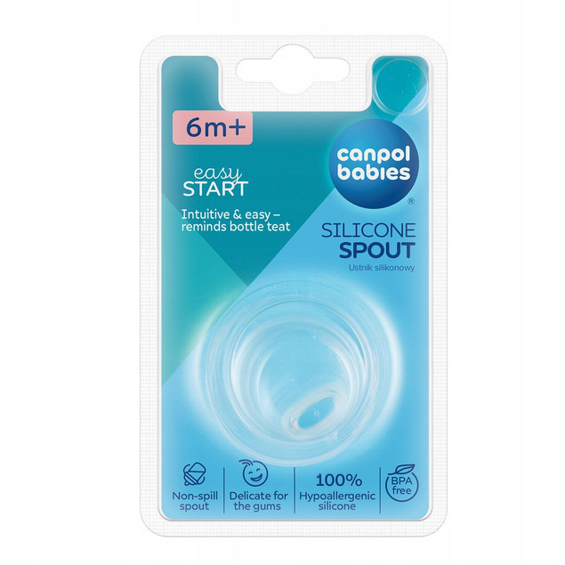 Canpol babies ustnik silikonowy treningowy do butelki szerokiej 1 szt