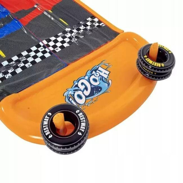 ŚLIZGAWKA WODNA BESTWAY 2 TORY + GRA 4 PIERŚCIENIE