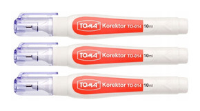 Korektor w Pisaku TOMA 10ml Metalowa Końcówka x3