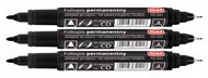 3x Marker Pisak Do Płyt CD DVD Toma TO-321 Dwustronny CZARNY