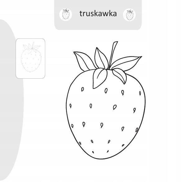 Malowanie-doklejanie. Owoce