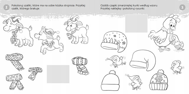 Zgadywanie-doklejanie. Idą święta