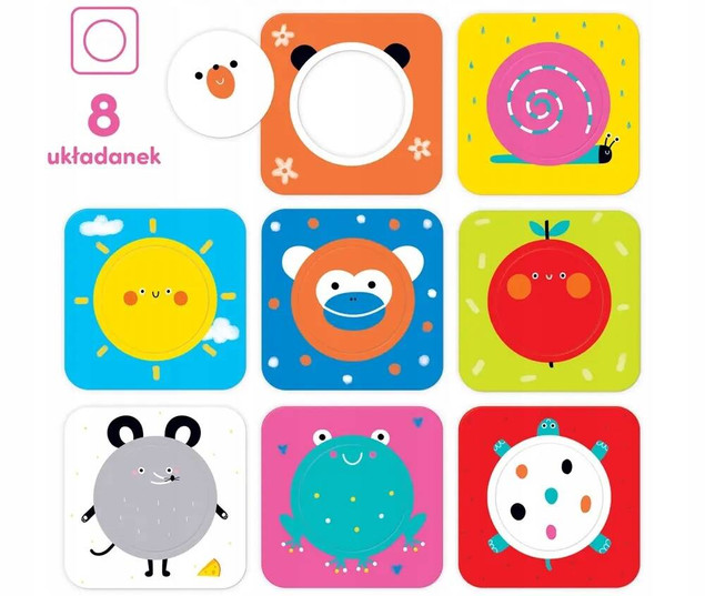 CZUCZU Moje Pierwsze Puzzle Odkrywam Koło 12m+