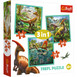 Puzzle 3w1 Niezwykły świat dinozaurów Trefl 34837