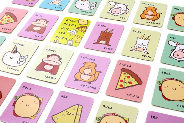 Buła Pizza Kot Ser Koza Gra Imprezowa Planszowa 8+ Rebel 113829