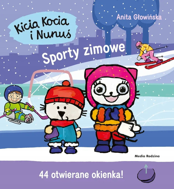 Kicia Kocia i Nunuś Sporty Zimowe Anita Głowińska 3+ Media Rodzina