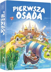 PIERWSZA OSADA Gra Karciana Strategiczna 8+ Nasza Księgarnia