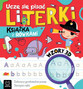 2w1 Uczę Się Pisać LITERKI SZLACZKI Książka z Rowkami Wzory 3D 4+ Aksjomat
