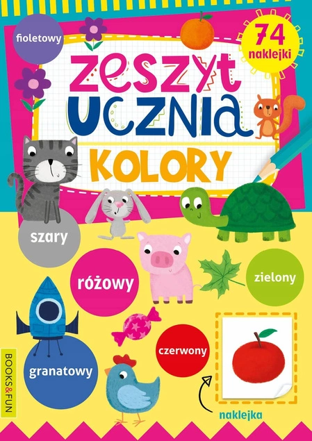 Zeszyt Ucznia Kolory + Naklejki BooksAndFun