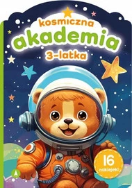 Kosmiczna Akademia 3-Latka z Naklejkami 3+ Skrzat