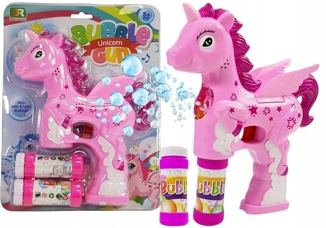 PISTOLET Maszyna Do BAŃIEK MYDLANYCH Bańki + PŁYN