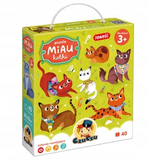 Puzzle Miau KOTKI Koty Kot Dla Dzieci 3+ CzuCzu