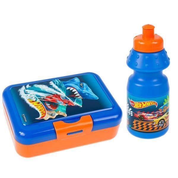 Bidon + pudełko śniadaniowe Hot Wheels STARPAK