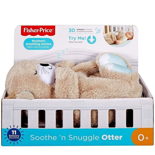 Fisher Price uspokajacz Wydra przytulanka FXC66