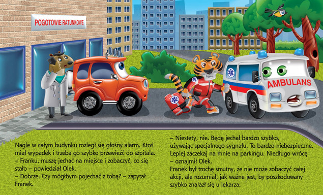 Samochodzik Franek Pogotowie Ratunkowe Karolina Górska SBM